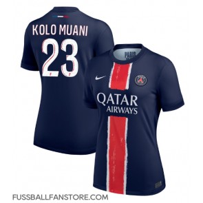 Paris Saint-Germain Randal Kolo Muani #23 Replik Heimtrikot Damen 2024-25 Kurzarm